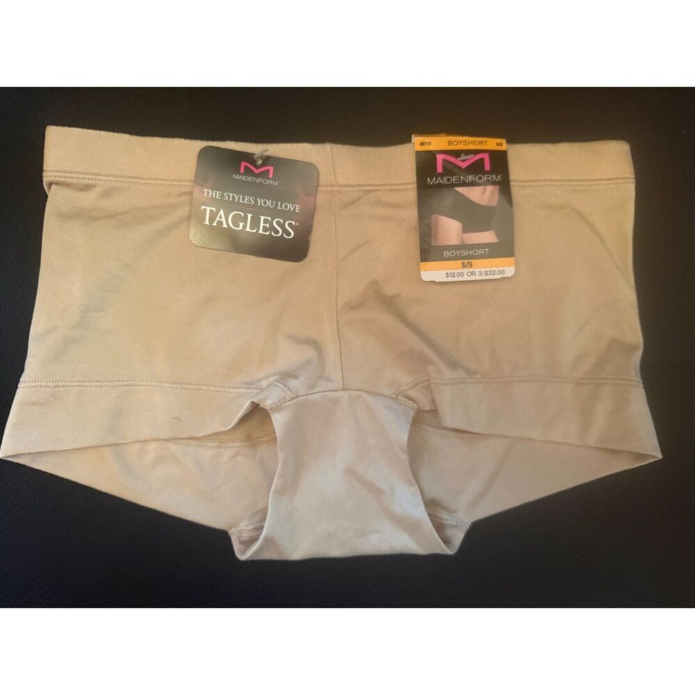 BNWT Maidenform Boyshort Size S (5) Nude